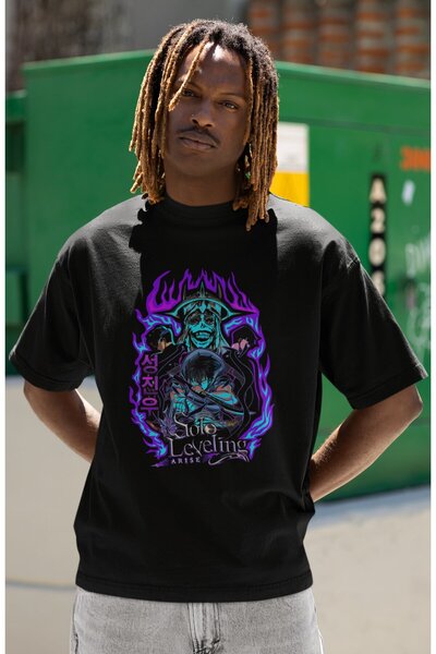 SEVBANO Dizajn Solo Leveling Arise T-shirt sa štampanim unisex likom iz anime...