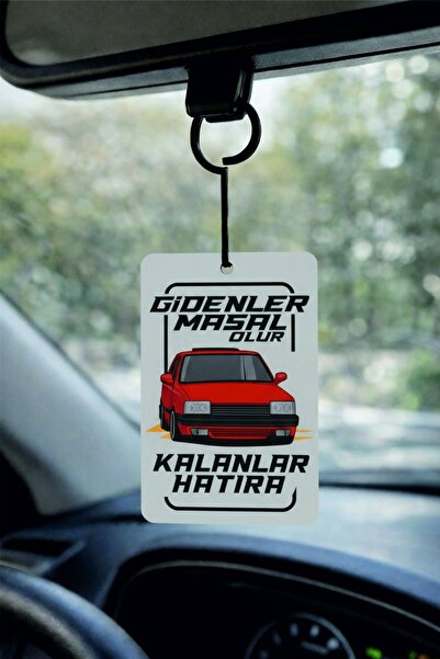 PROMOSYONİK Gidenler Masal Olur Kalanlar Hatıra Tasarımlı Oto Kokusu