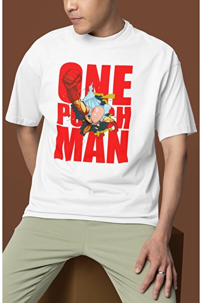 SEVBANO Design One Punch Man Printed Unisex Oversize Anime Tv Series Characte...