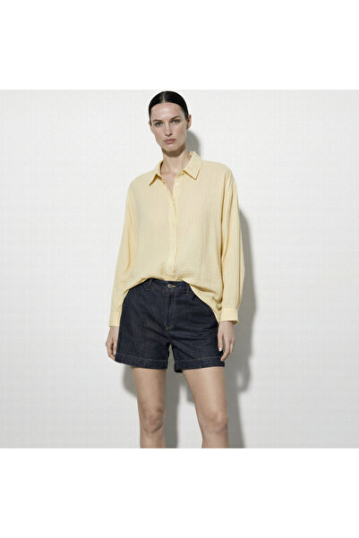 Cistern İstanbul Women's Textured Cotton Shirt