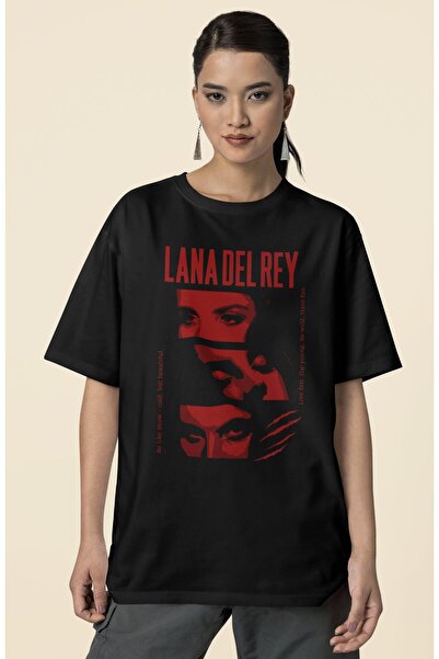 SEVBANO Lana Del Rey Printed Unisex Oversize Singer T-Shirt