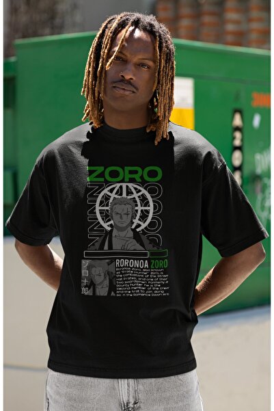 SEVBANO هودي بتصميم رورونوا زورو مطبوع للجنسين بمقاس كبير مستوحى من شخصيات أن...