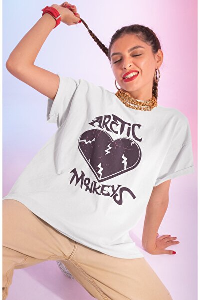 SEVBANO Arctic Monkeys Printed Unisex Oversize Legendary Music Group T-Shirt