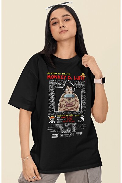 SEVBANO Σχεδιασμός Monkey D. Luffy One Piece Μπλουζάκι με στάμπα Unisex Overs...