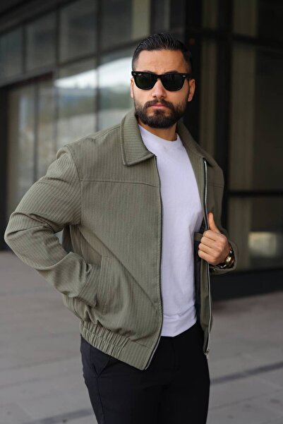 Helen Goods سترة موسمية للرجال من القماش المحبوك للموسم الجديد