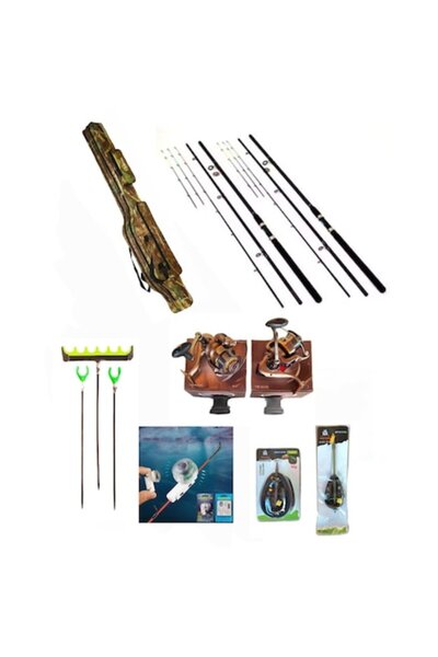 eastshark Set 2 Lansete Delta Feeder 3, 90 m, 180 Gr, 2 Mulinete Diamant Alb ...