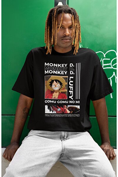 SEVBANO تي شيرت مونكي دي لوفي جومو جومو نو مي مطبوع للجنسين مقاس كبير من سلسل...