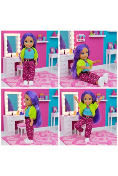 doremodam Ankiki Fashion Icon Doll Figure 13 cm - Purple-Haired Hip-Hop Wind ...