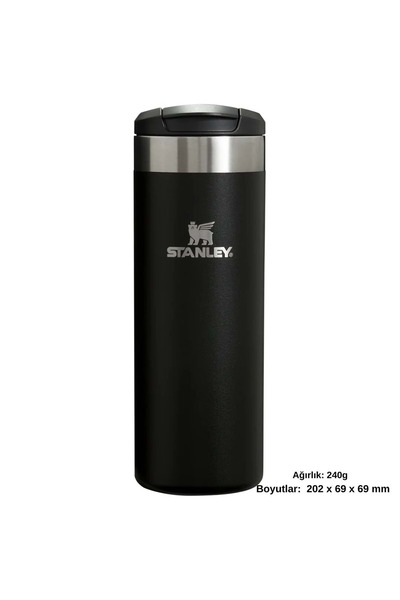 Stanley The AeroLight™ Transit Mug 0.47L Termos Kupa Bardak Matara SİYAH