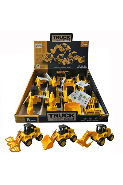 Lisinya Sürtmeli İnşaat Arabaları 16 Cm - 7756S-7 (Lisinya)