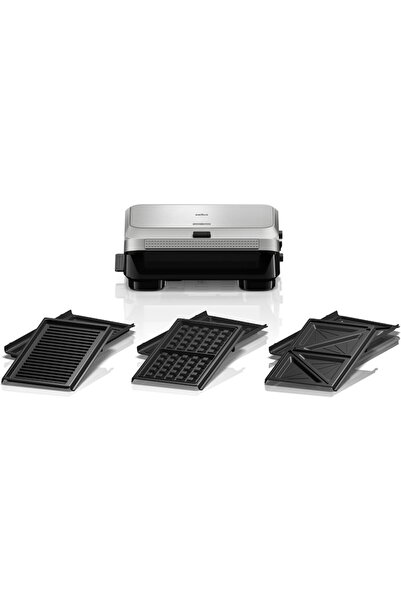 Braun Σάντουιτς SM5038, 800W, 3 seturi placi detasabile, invelis antiaderent ...