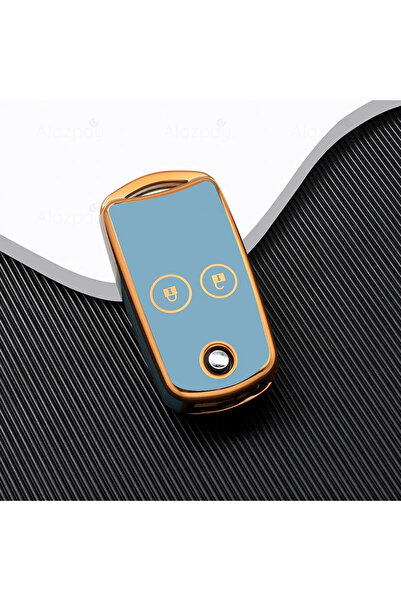 Alazpay For Honda Civic Jazz C-Rv H-Rv C-Rz Accord 2 Keys Gold Edge Tpu Key C...