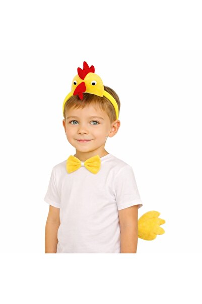 ForWhat Set pentru copii cu coroană, papion și coadă, 3 piese, pentru birou, ...