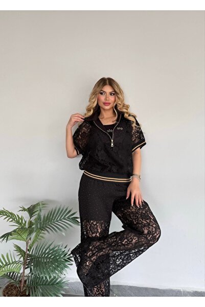 RED WOMAN FASHİON Lace Suit