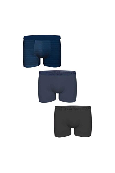 John Frank Triple Natural Modal Boxer White