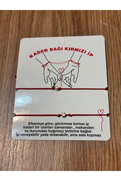 Darya Dd687 Fate Bond Red String Friendship Bracelet Set