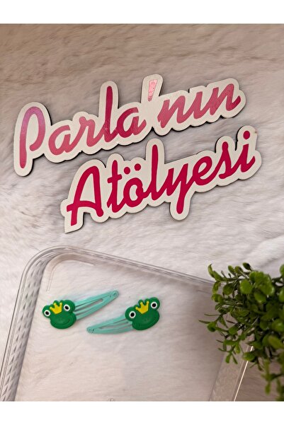 SOFT Набір зелених застібок-кнопки з фігуркою жаби, 2 шт.