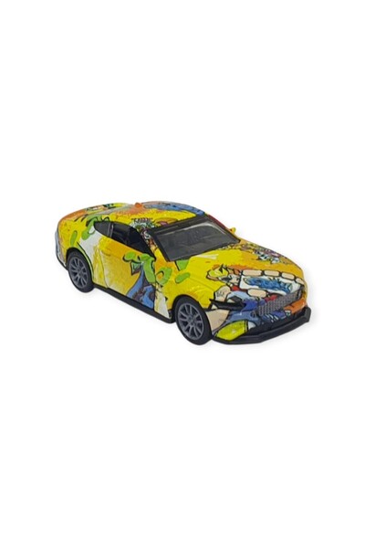Lisinya Pull and Drop Gravity Car Metal -K174C1 - Yellow (Lisinya)
