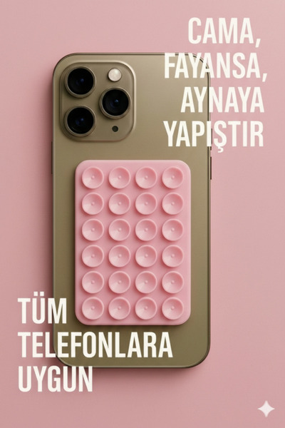 Case collection حامل هاتف بشفط هوائي من السيليكون، حامل لاصق مضاد للانزلاق لل...