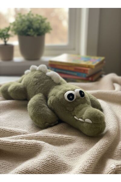 upucuz35 Peluş timsah oyuncak 60cm