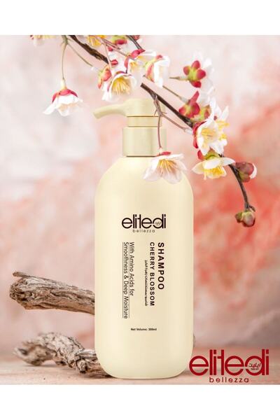 elitedi bellezza Elite Shampoo with Cherry Blossom Extracts for Healthier, So...