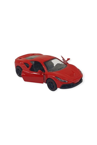 MİVOLA Pull and Drop Car Metal - 6643-06 - Red (Lisinya)