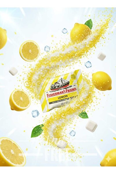 hijazigroup Fisherman's Friend markalı şekersiz limonlu pastillerin 25gr