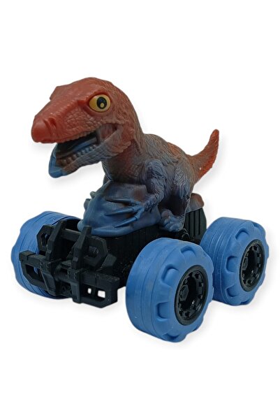Lisinya سيارات الديناصورات المتحركة 12 سم - H-20 - تي ريكس - بني (ليسينيا) TYGOO