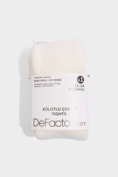 DeFacto Безшевни памучни чорапи за момиченца G7881A5NS