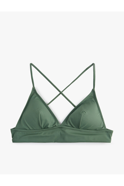 Koton Cross Strap Bralette Bikini Top