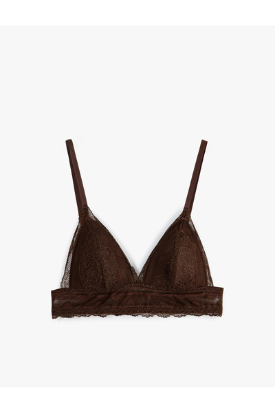 Koton Sutien confortabil din dantelă, fără sârmă, cu croială perfectă