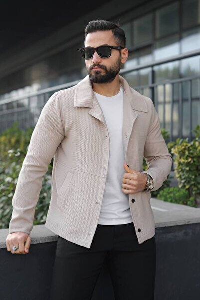 Helen Goods Jachetă sezonieră pentru bărbați din țesătură Gofre model ZR, sez...