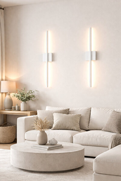 ST LİGHTİNG PİLLİ Duvar Aydınlatması, Duvar Aplik İç Mekan 3000K 1 Adet BEYAZ