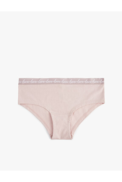 Koton High Waist Comfortable Fit Printed Cotton Hipster Panties with Waist De...