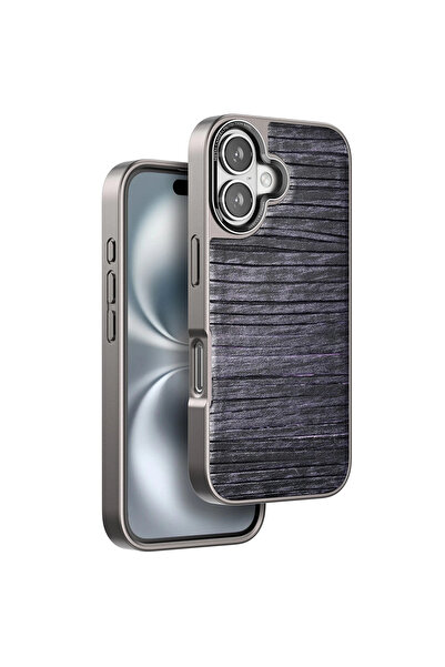 eco port غطاء فينكو لآيفون 16 - بنفسجي غامق