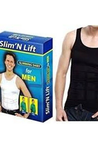 Slim Slimming Corset for Men, Black - S