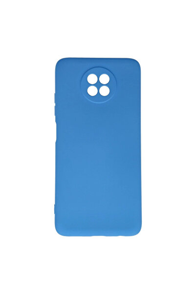 eco port حافظة ريدمي نوت 9 5 جي من السيليكون المخملي الداخلي - أزرق
