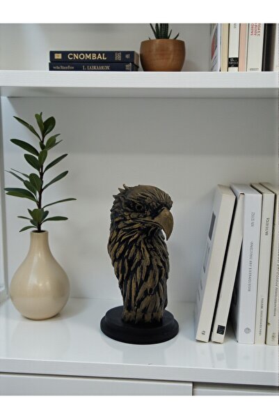 leynart design Kartal Heykeli Ev Dekorasyon Eşyası 12cm / Kitaplık - Ofis Tel...