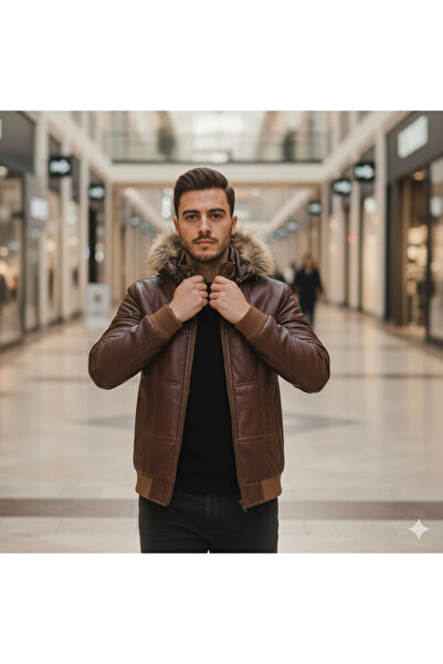 halismenspor معطف جلد حقيقي للرجال من جلد الخراف، سترة من الجلد الحقيقي، سترة...