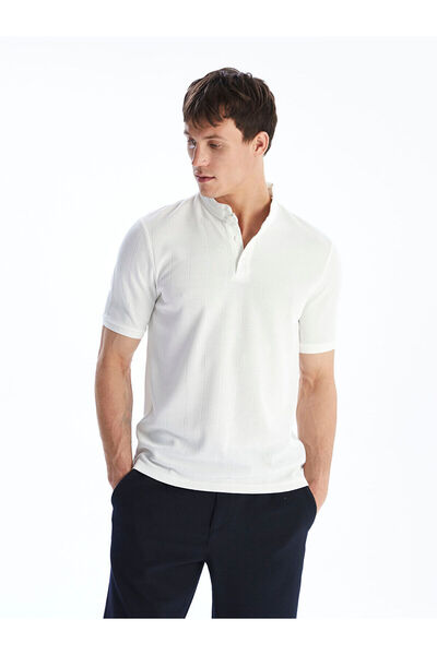 LC Waikiki Ανδρικό μπλουζάκι Özmarka Yeni Sezon Hakim Yaka