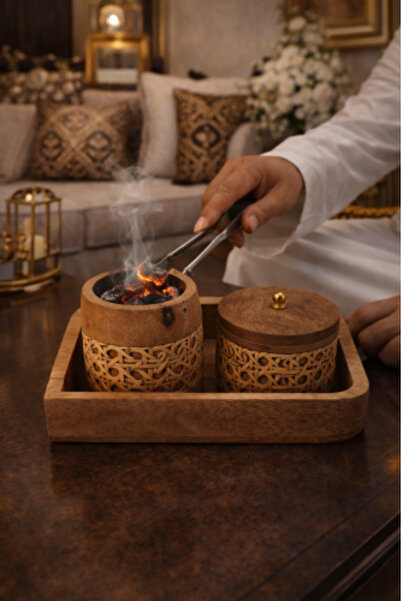 Generic Luxury Indian Incense Burner with Tray