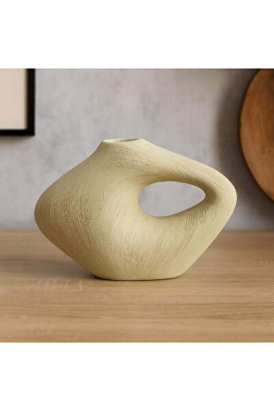 Generic Ceramic Decorative Vase with Organic Curved Design