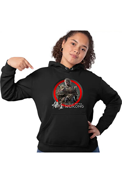 OEM Women's Hoodie Wukong Black Myth Warrior Monkey