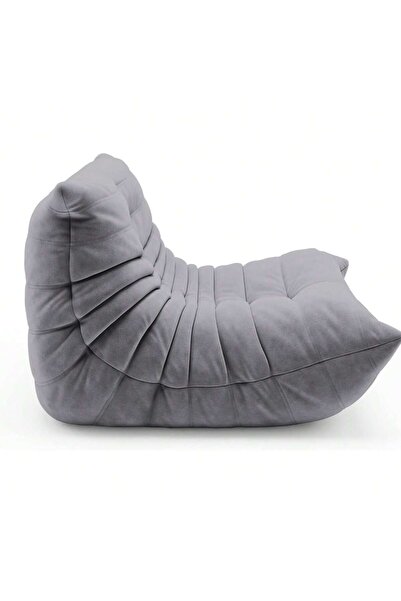 Mtanvxay كرسي أريكة أرضي مريح، كرسي استرخاء قابل للضغط مصنوع من إسفنج عالي ال...