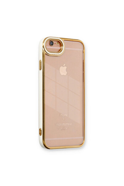 eco port حافظة آيفون 6 من السيليكون بعدسات ليفا - أبيض