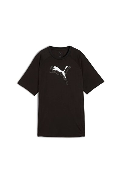 Puma Tricou cu croială largă cu imprimeu grafic pentru femei EVOSTRIPE