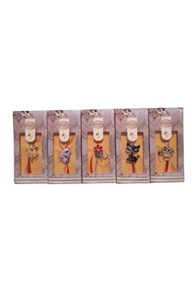 Vision XXI Set of 5 Brooches with Colored Stones