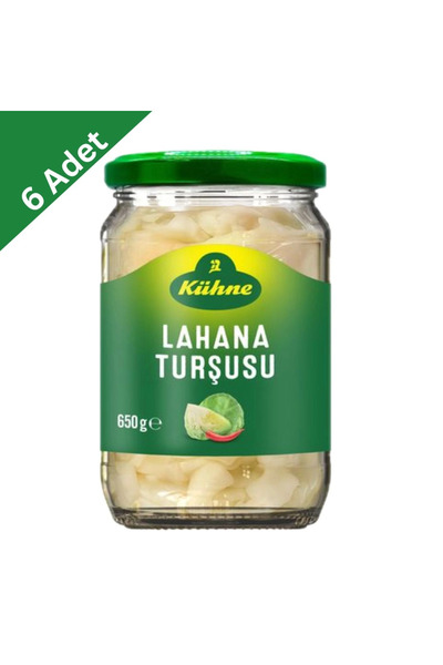 Kühne Lahana Turşusu 720 ml x 6 Adet