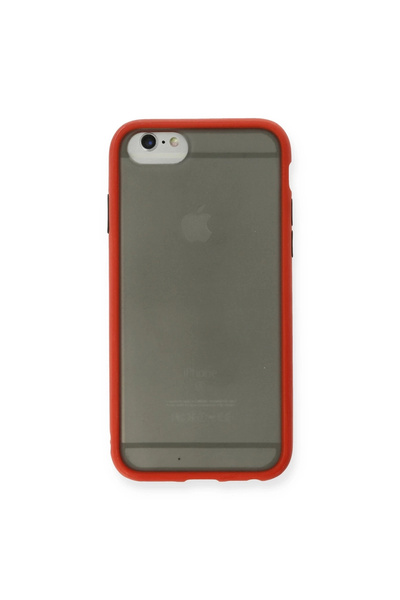 eco port جراب آيفون 6 غطاء سيليكون مونتريال - أحمر
