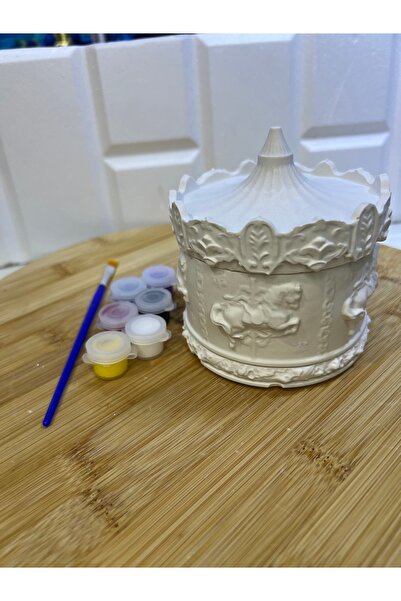 EL YAPIMI 🎠 Atlı Karınca Taş Kapaklı Kalemlik Boyama Seti – Eğitici & Dekora...